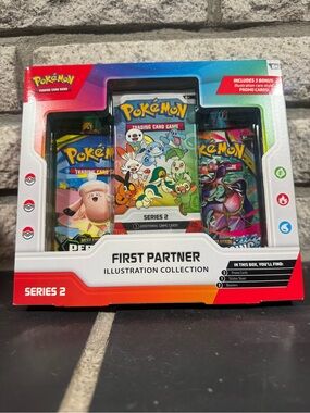 Pokemon First Partner Illustration Collection - Red, Blue, Green, Yellow, Pink